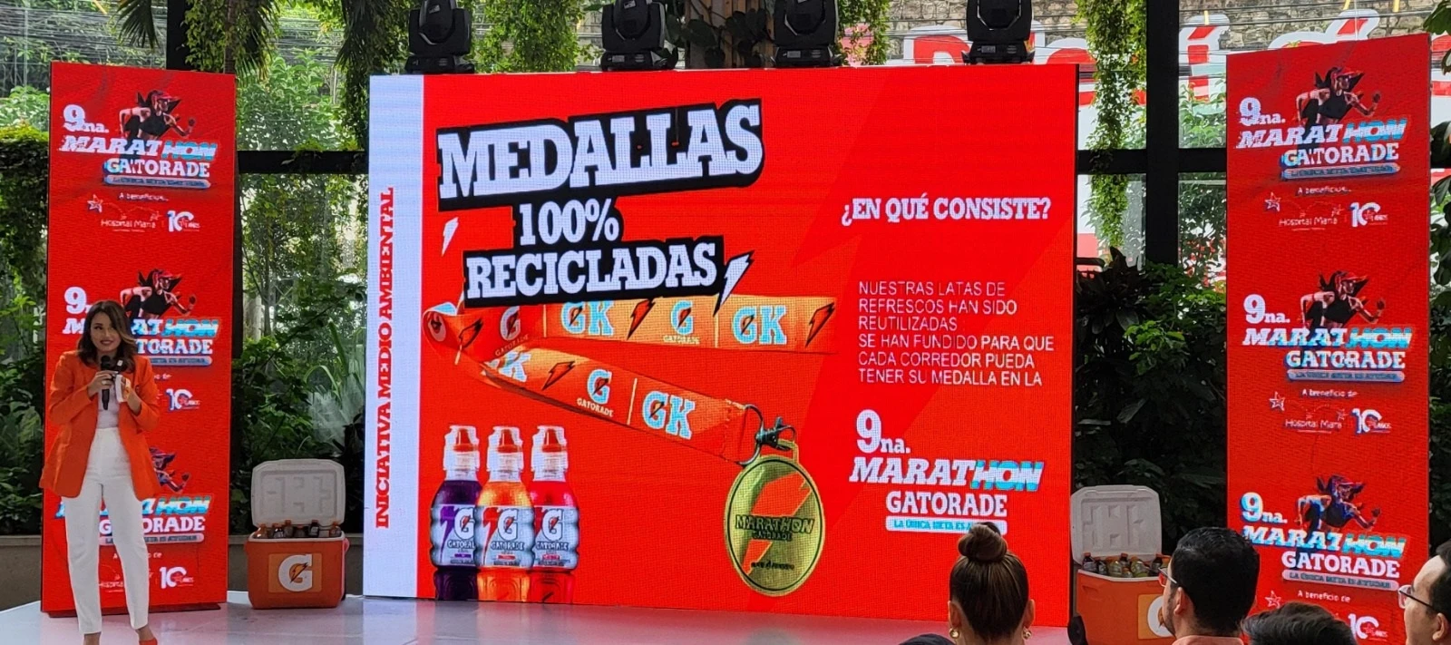 Gatorade presenta la novena maratón a beneficio del Hospital María, especialidades pediátricas