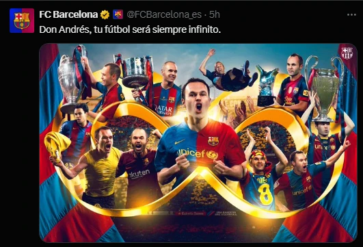 Despedida del Barcelona al mago