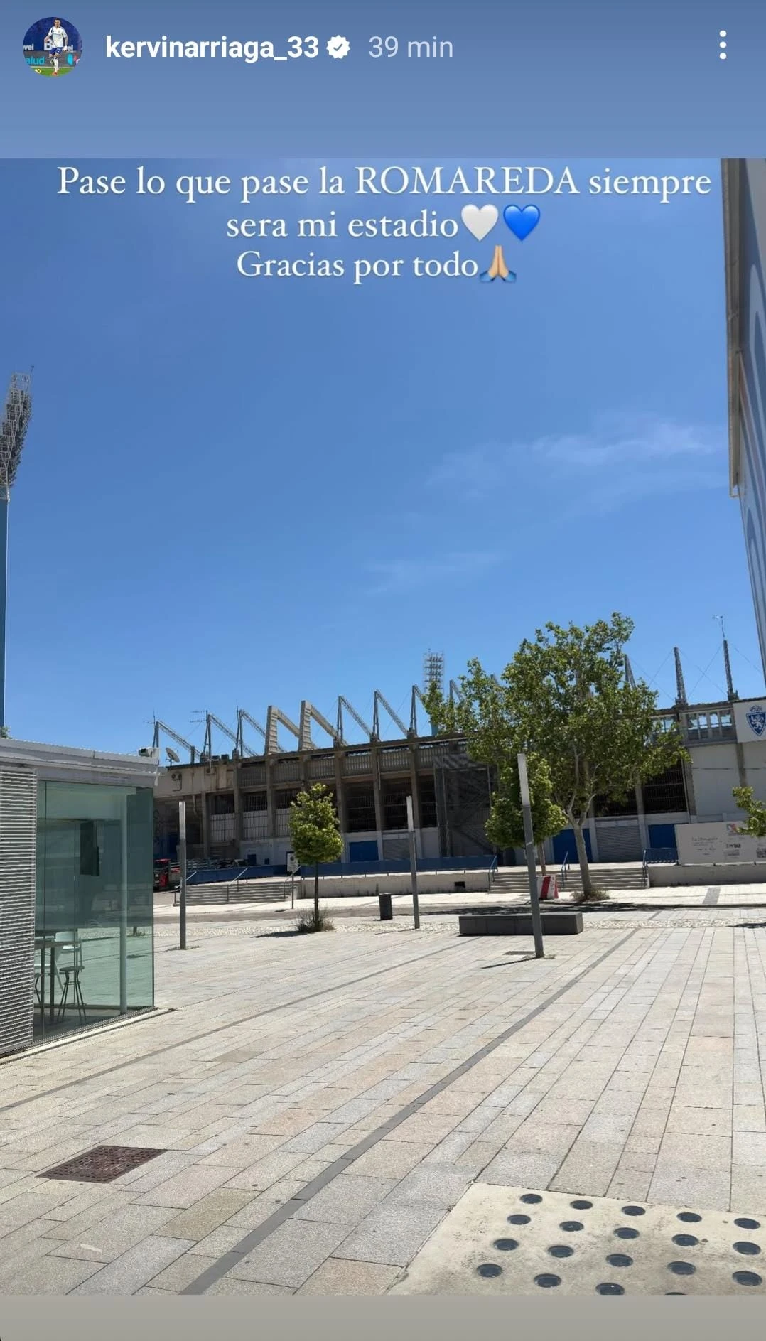 El mensaje de Kervin Arriaga a Real Zaragoza.