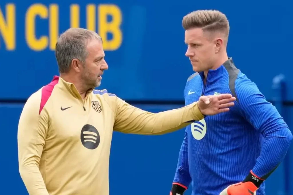 Ter Stegen vuelve a la portería del Barcelona tras siete meses de baja.