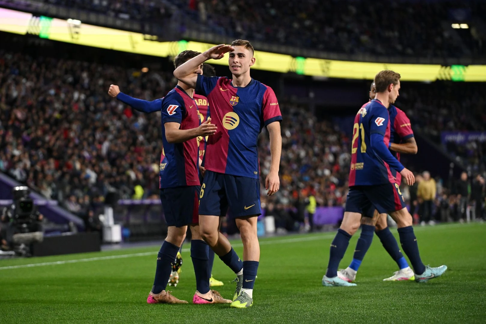Real Valladolid 1-2 Barcelona por la fecha 34 de la Liga de España.