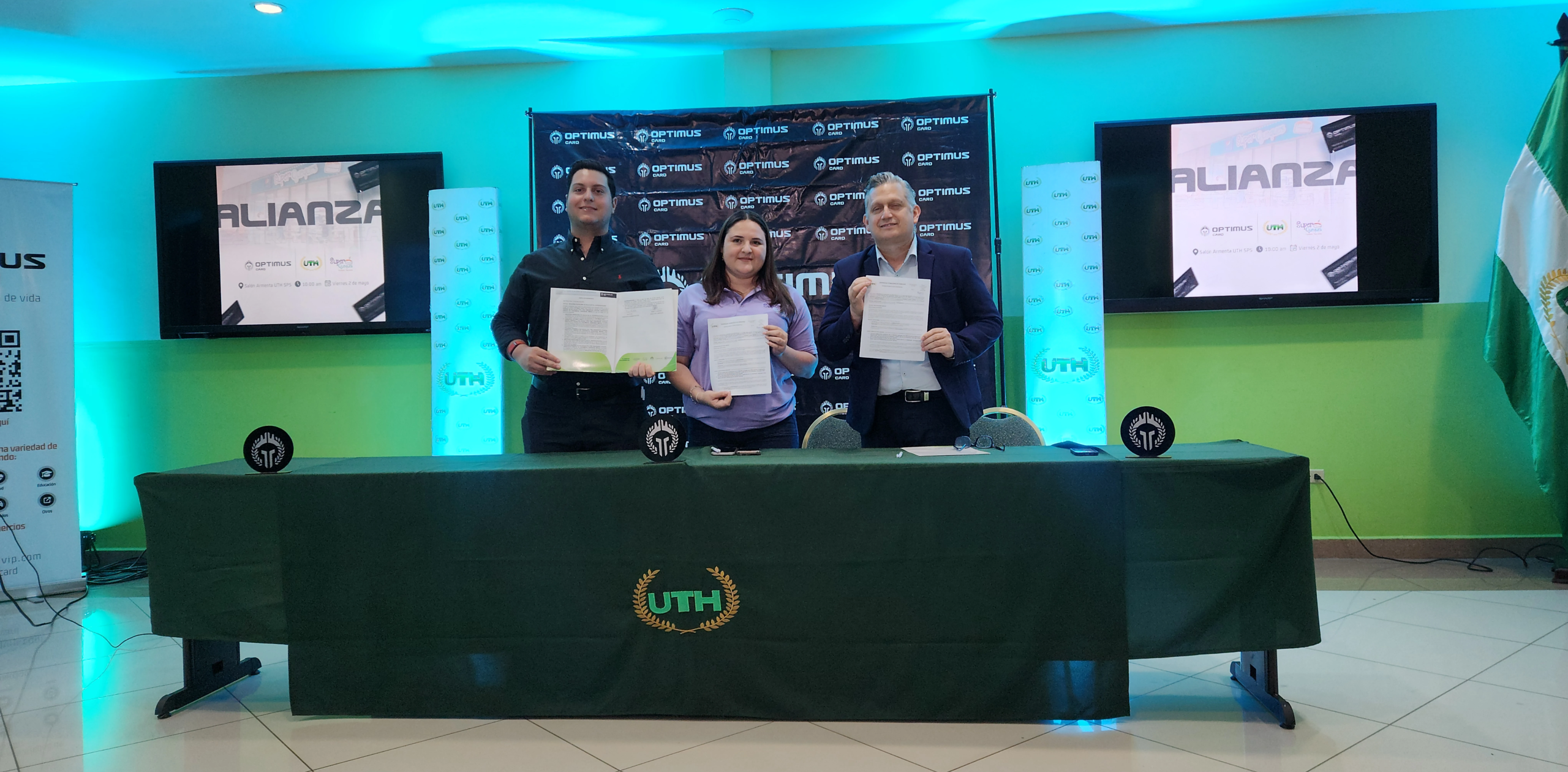 Superqueques, UTH y OptimusCard consolidan alianza estratégica en beneficio de la comunidad hondureña