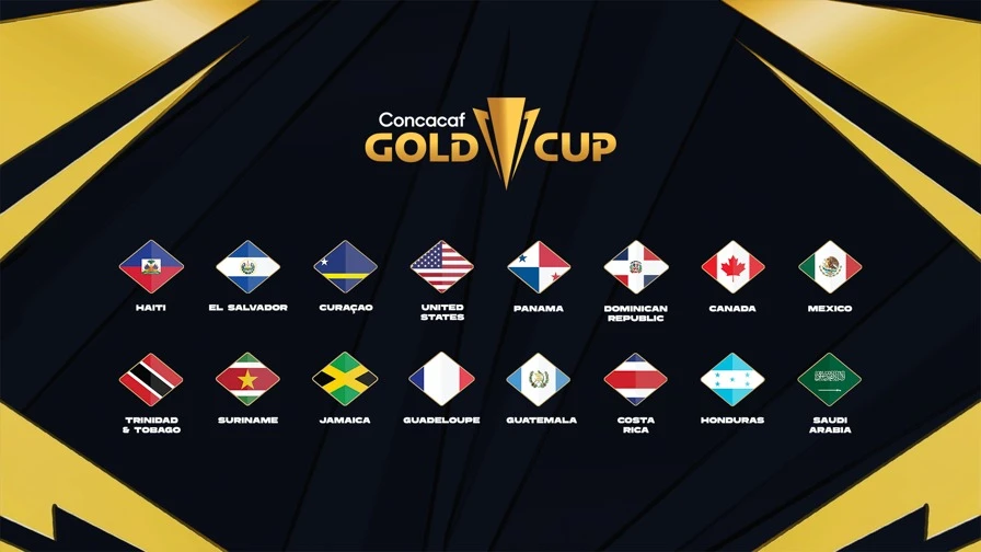 Selecciones que están disputando la Copa Oro 2025