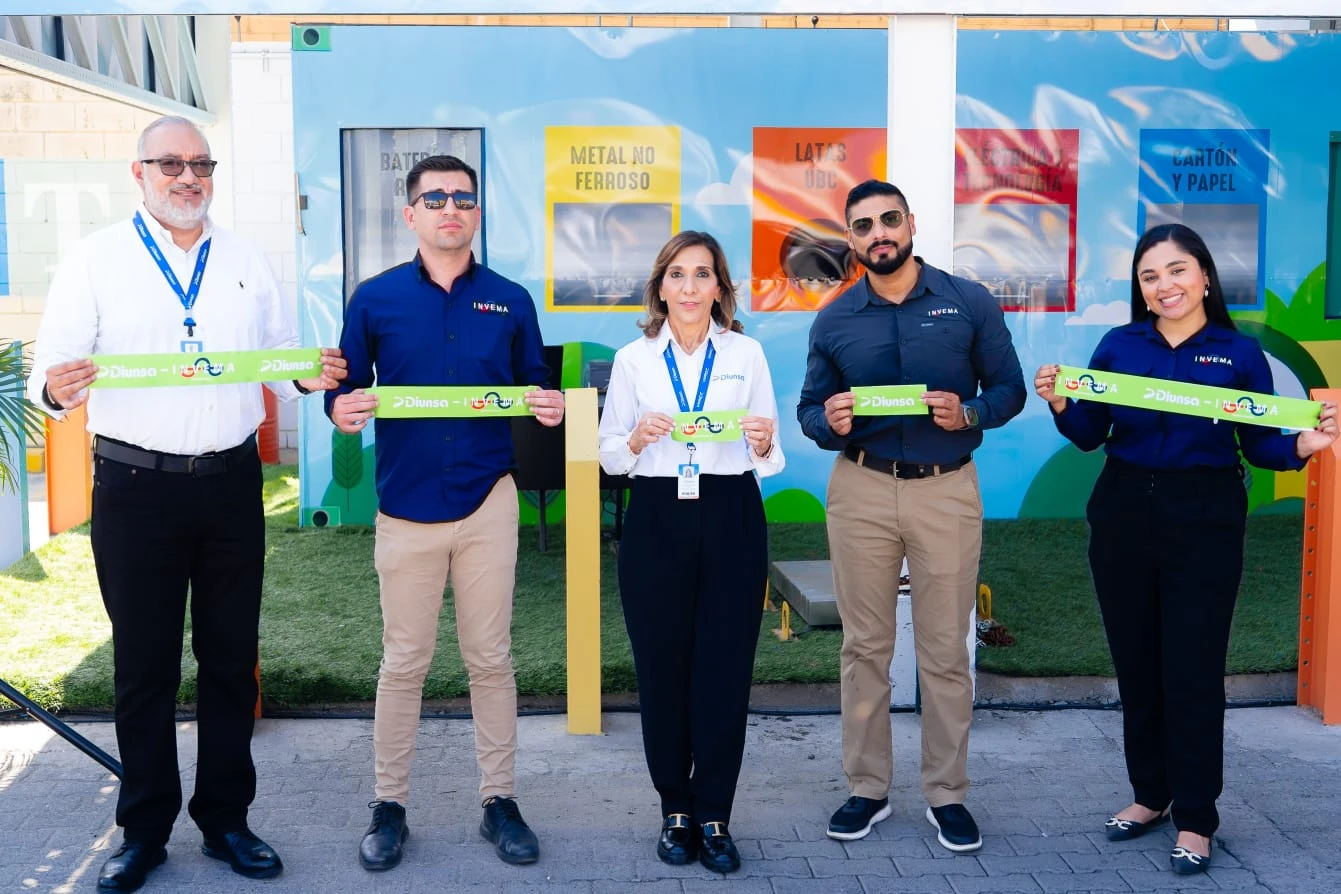 Diunsa e INVEMA inauguran estación de reciclaje Reci-Market